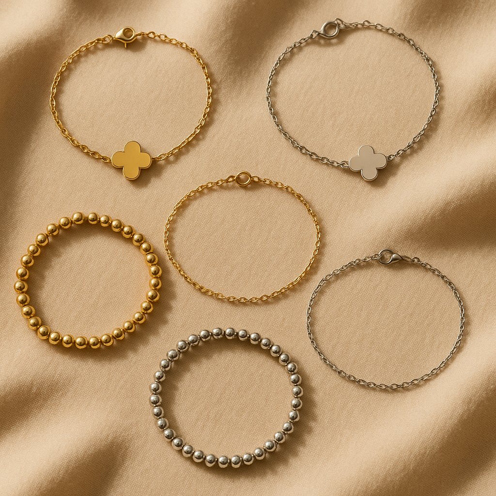 Sélection de bracelets en acier inoxydable