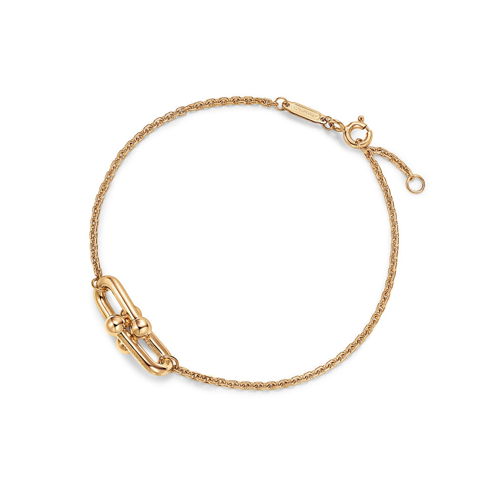 Bracelet Manchette Maillons Acier Tendance