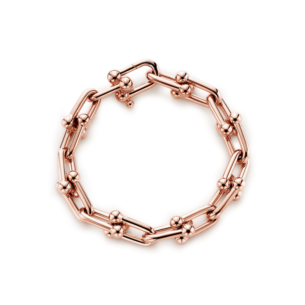 Bracelet Manchette Maillons Acier Délicat