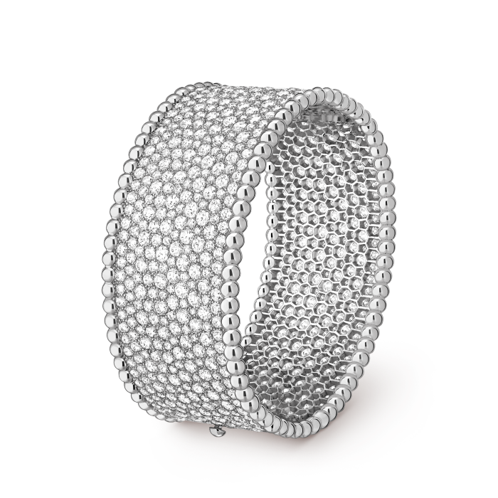 Bracelet Jonc Manchette Premium Brillant
